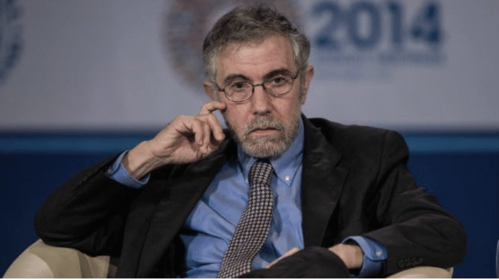 Red flag: Paul Krugman is optimistic about the economy