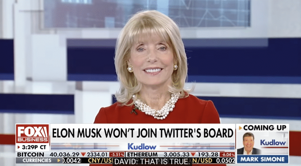 Fox Business: Elon Musk Won't Join Twitter's Board