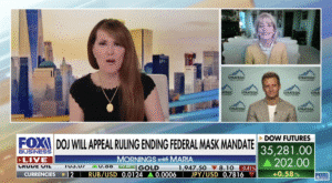 Fox Business: DOJ Will Appeal Ruling Ending Federal Mask Mandate