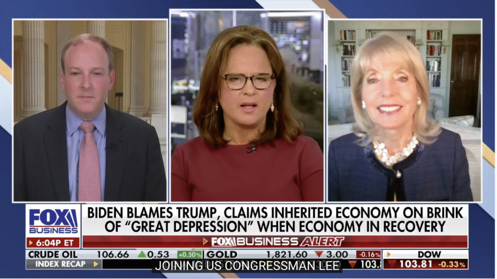 Fox Business:  Biden Blames Trump, Claims Economy On Brink of