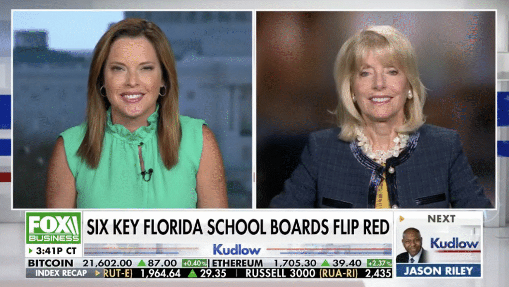 Fox Buisness: Mercedes Schlapp and Liz Peek react to school districts flipping red as parents fight against woke curriculums on 'Kudlow.'
