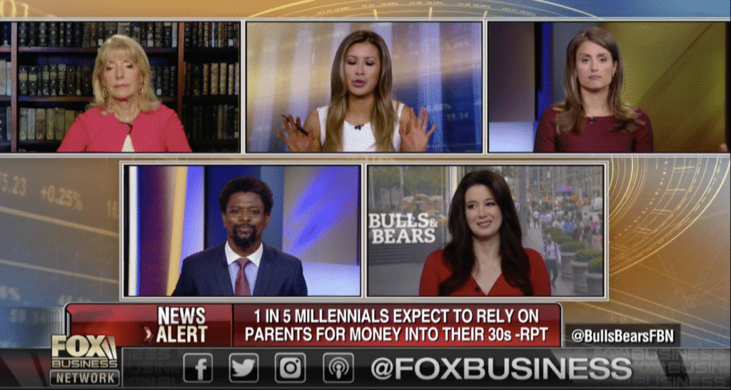 Fox Bulls & Bears: 1 in 5 millennials expect to rely on parents for money into their 30's