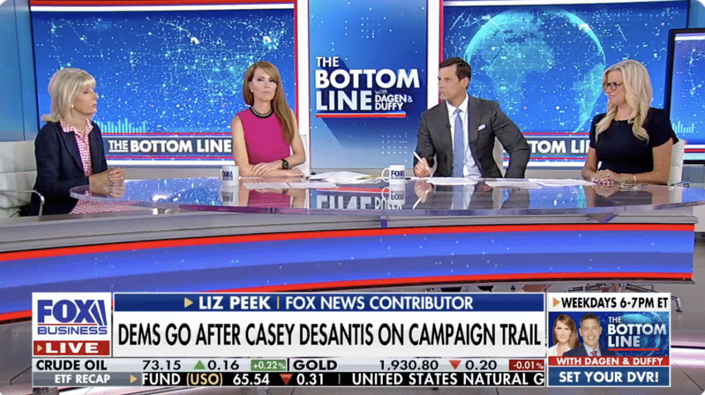 Fox Business: Dems Go After Casey Desantis On Campaign Trail