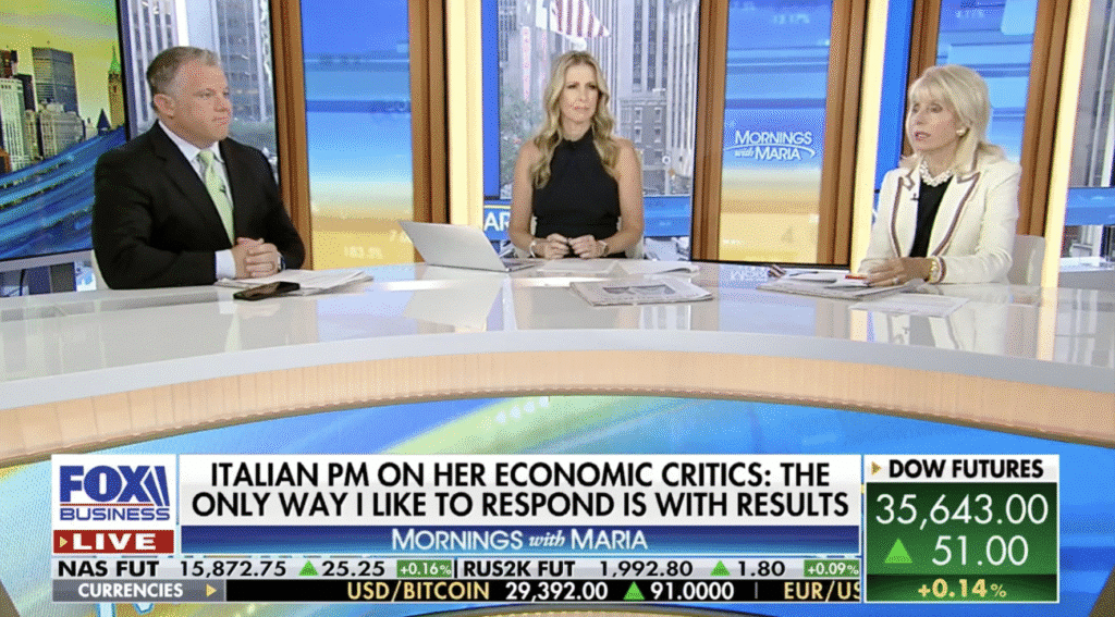 Fox Business: Italy's Meloni reacts to NYT opinion piece blasting her right-wing policies: 'Respond with ... results'