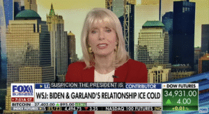 FOX Business' Maria Bartiromo, Fox News contributor Liz Peek, O'Leary Ventures Chairman Kevin O'Leary and Optimal Capital Director of Strategy Frances Newton Stacy discuss a report from the Wall Street Journal that suggests President Biden and AG Merrick Garland are at odds
