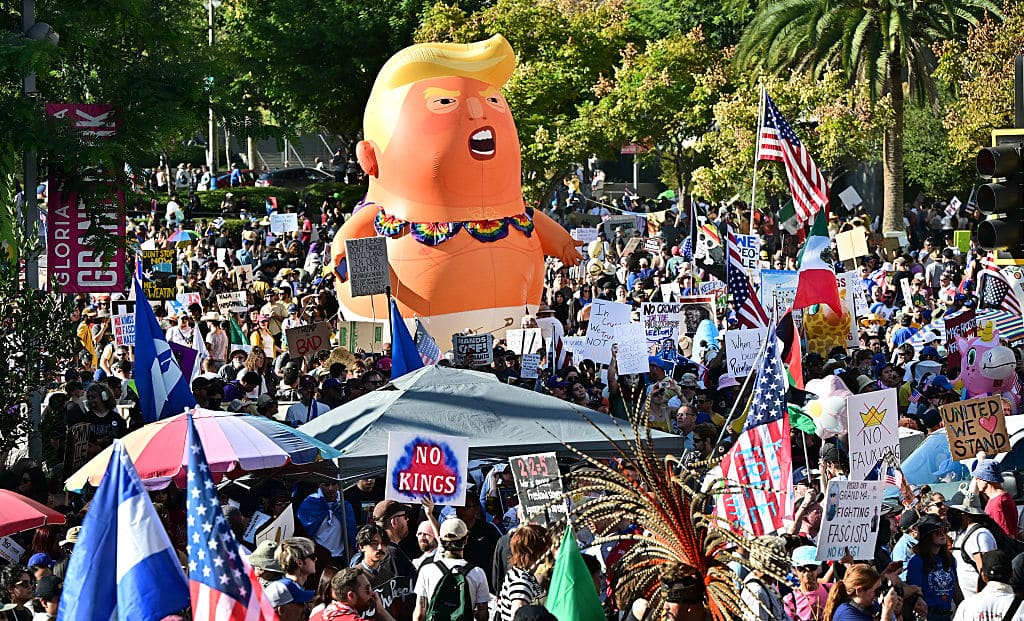 Democrat fury fuels 'No Kings' protests but endgame is elusive