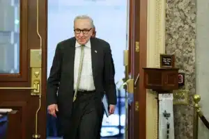 NY Republicans Challenge Schumer on Border Security and DHS Budget as Lawmaker Exits Meeting