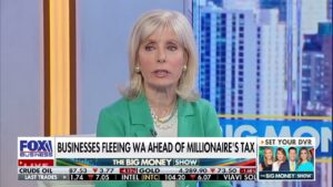 Liz Peek: Businesses Are Fleeing Washington Ahead of a New Millionaire's Tax