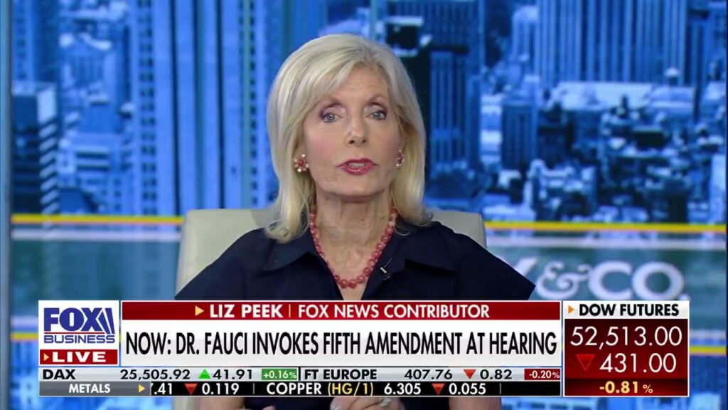 Image for Liz Peek: Faucis Fifth Amendment Plea Is No Mystery -- His Own Diaries Already Confirmed the Lies