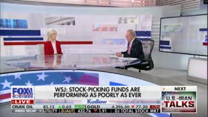 Liz Peek on Kudlow: Passive Investing Crushing Stock Pickers as ETFs Hit Record Inflows